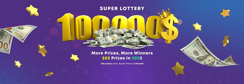New NordFX Super Lottery: 202 Prizes in 20221