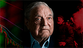 The picture displays George Soros the symbol of modern financial markets.