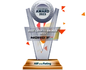 AllForexRating Awards โบรกเกอร์คริปโตที่ดีที่สุด 