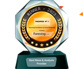 Forexing Awards بهترین ارائه‌کننده اخبار و تحلیل 