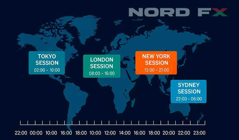trading sessions and time zones