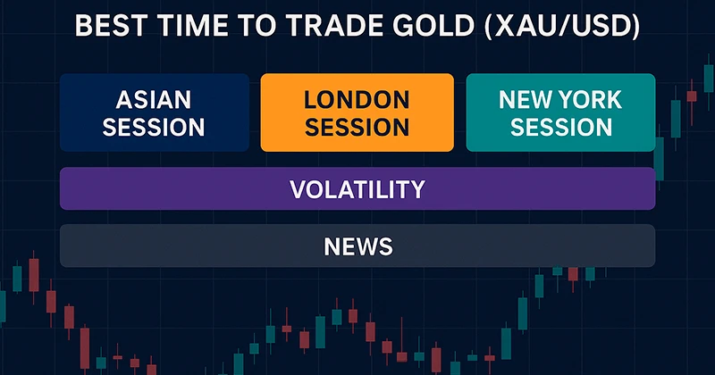 Best Time to Trade Gold (XAUUSD) Sessions, Volatility and News