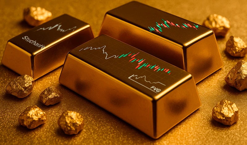 Using Technical Indicators on Gold Charts Stochastic, ATR, FVG and More