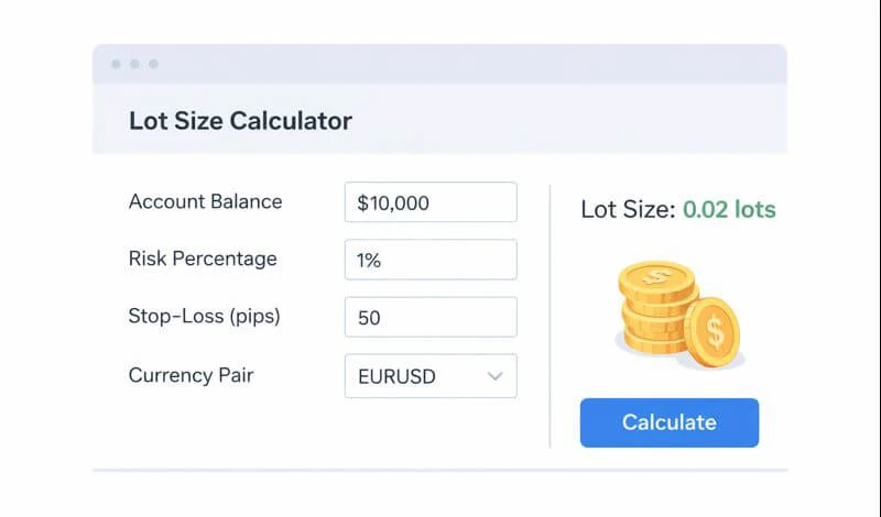 Lot size calculator