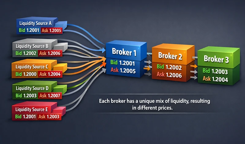 different liquidity streams