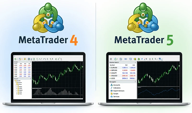 MetaTrader 4 vs MetaTrader 5 comparison